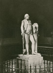 George Washington Hudsons Heykeli (fotogravür) by American School