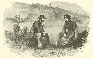Grant ve Pemberton, Temmuz 1863 arasındaki röportaj by American School