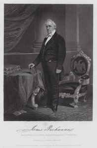James Buchanan (gravür) by American School