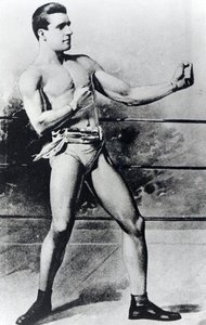 James J. Corbett (taş) by American School
