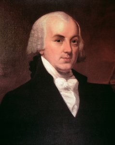 James Madison (1751-1836) (renkli taş) by American School