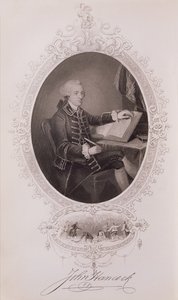 John Hancock (1737-93), The History of the United States, Vol. I, Charles Mackay tarafından, J. Rogers tarafından oyulmuş by American School