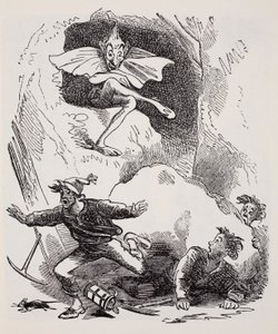Kobolds, The World Guide to Cüceler, Periler, Elfler ve Diğer Küçük İnsanlardan Thomas Keightley (1789-1872) 1880