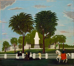 Lexington Savaş Anıtı, c.1830 by American School