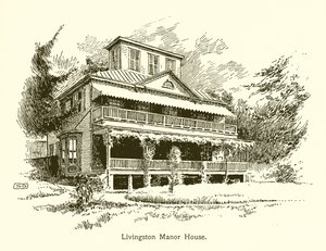 Livingston Manor House, Washington, New York by American School