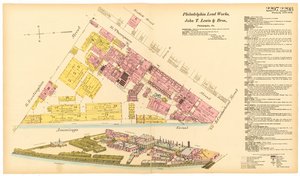 Philadelphia Kurşun İşleri Haritası, 1889