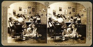 McCarthys Wake (Bölüm 3), 1899 (stereograf) by American School