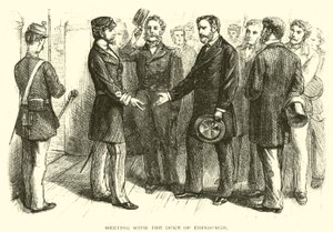 Edinburgh Dükü ile görüşme by American School