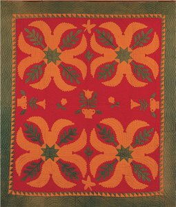 Mennonit yorgan, c.1880 by American School