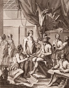 Montezuma, imparatorluğunu İspanya Kralı
