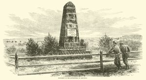 Groveton Savaş Alanındaki Anıtı, Ağustos 1862 by American School