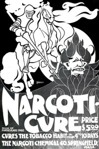 William H. Bradley tarafından tasarlanan Narcotui-Cure, 1895 by American School