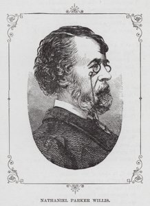 Nathaniel Parker Willis (gravür) by American School