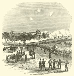 Chancellorsville yakınlarında, 1 Mayıs 1863 by American School