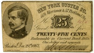 New York Oyster Co., 119 Merrimac ve 57 Portland St., 1862 by American School