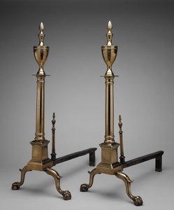 Andiron çifti by American School