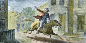 18 Nisan 1775 gecesi Paul Revere