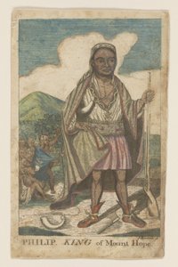 Phillip, Mount Hope, pub. 1772 (el renkli gravür) by American School