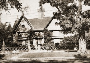 Pickering House, Salem, Massachusetts, 1915 (sepya tonlu oyma gravür) by American School