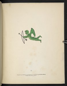 Plaka 15. Yeşil Aşk Tanrısı figürü.  spektropi; veya, Her yerde ve herhangi bir renkte hayaletler gösteren şaşırtıcı spektral yanılsamalar vb. ser. 1.  J.H. Kahverengi  1864 by American School