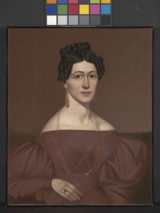 Eliza C. Ayres'in Portresi (tuval üzerine yağlıboya) by American School