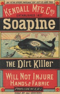 Afiş reklamı Kendall Mfg. Cos Soapine, c.1890