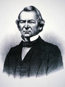 Başkan Andrew Johnson (1808-75) (gravür) by American School