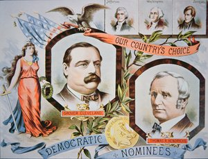 Başkan Grover Cleveland, seçilmesinden sonra 