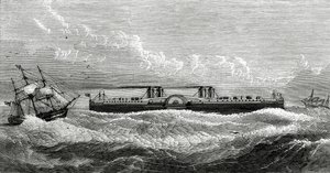 Dover ve Calais arasında önerilen Vapurlu Feribot, Appletons Journal