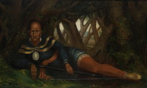 Kırmızı ceket; Seneca Kızılderilileri Şefi, 1830 by American School