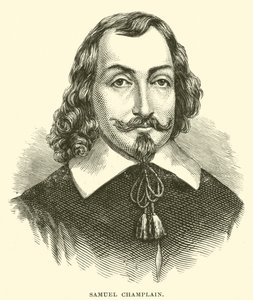 Samuel Champlain (gravür) by American School
