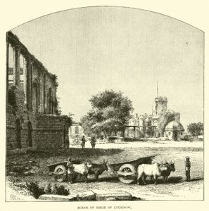 Lucknow Kuşatması Sahnesi by American School