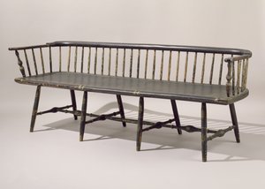 Kanepe, 1807-14 (boyalı akçaağaç) by American School