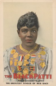 Sissieretta Jones, aynı zamanda "Kara Patti" olarak da bilinir, 1899 by American School