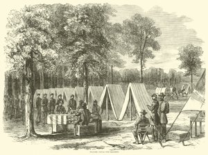 Başkan için oy kullanan askerler, Eylül 1864 by American School