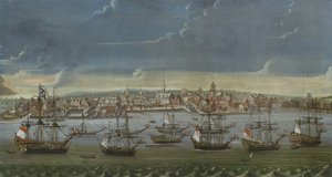 New York Şehri Güneydoğu Beklentisi, c.1756-7 by American School