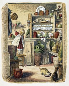 Mutfakta saklama “” Schnick, schnack, küçükler için önemsiz şeyler””, çocuk oyunları. ed. Londra- Georges Ronthedge ve oğulları. New York, Geniş yol Ludgate n.d. C. 1890. by American School