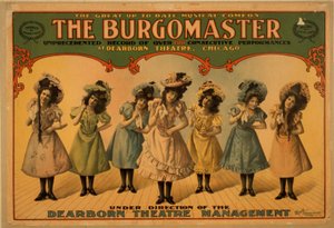 Burgomaster, c.1899 (renkli litografi) by American School