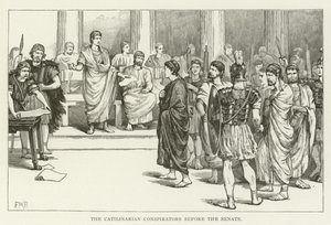 Senato önünde Catilinarian Komplocular by American School