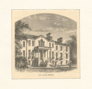 Caton Konağı, 1870 dolayları (gravür) by American School