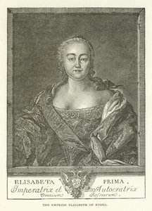 Rusya İmparatoriçesi Elizabeth by American School