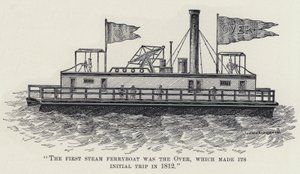 "İlk Buharlı Feribot, İlk Yolculuğunu 1812
