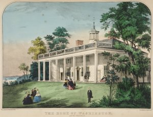 Washington Evi, Vernon Dağı, Virginia by American School