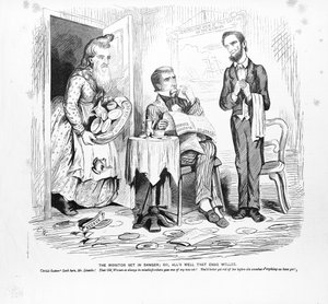 Monitör tehlikede veya, Her Şey İyi Sonu İyi, c.1862 by American School