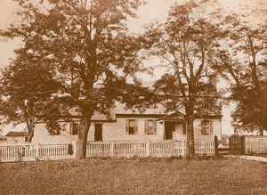 Moore House, Yorktown (fotogravür) by American School