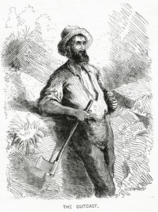 The Outcast, uzun metrajlı bir hikaye için örnekleme, A Community of Outcasts, Appletons Journal, 23 Mart 1872 by American School