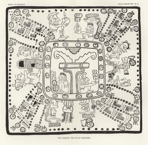 Tableau des Bacab restore edildi by American School