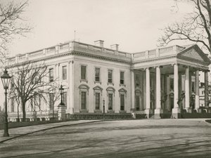Beyaz Saray, Washington DC (fotogravür) by American School
