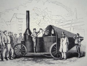 Amerikan İç Savaşı sırasında Konfederasyonlardan ele geçirilen Winans Steam Gun, Mayıs 1861 (lito) by American School