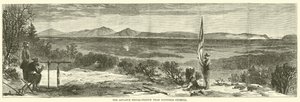Ringgold, Georgia, Mayıs 1864 yakınlarındaki avans sinyal istasyonu by American School